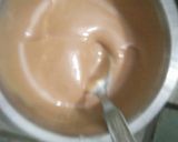 A picture of step 3 of Leftover Daal Bite With mayo veggy toppings.