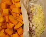 Une image de l'étape 1 de Risotto au potiron au cookeo.