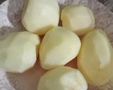 A picture of step 1 of Fries pakory.