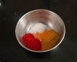A picture of step 3 of Sindhi Karela Sabji.