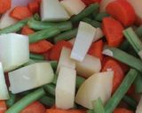 A picture of step 2 of Simple Mole de Olla.