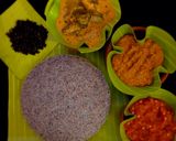 A picture of step 9 of Black rice, Kodo millet, foxtail millet thattu idly.