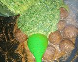 A picture of step 4 of Palak Paneer.