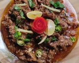 A picture of step 6 of Mutton karahi.