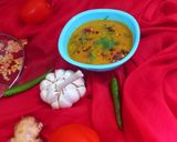 A picture of step 7 of Arhar Moong Masoor Dal Tadka.