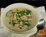 Hình bước làm 3 của món Cháo hạt sen nấm hương