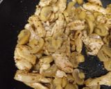 A picture of step 2 of Chicken Alfredo Pasta.