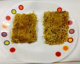 A picture of step 6 of Open Grilled Paneer and Cheesy Corn Maggi Sandwich.