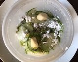 A picture of step 2 of California Farm Hungarian Cucumber Salad.
