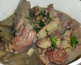 Hình bước làm 5 của món Canh bò hầm chuối tiêu