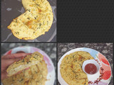 Spicy cheesy garlic bread😋