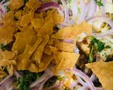 A picture of step 6 of Mix plate Chana Chat.