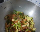 A picture of step 6 of Rain and Maggi bowl.