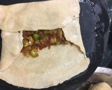 A picture of step 5 of Veg spring rolls.