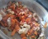 Foto del paso 1 de la receta: Arroz con salteado de verduras y pollo🍚🥕