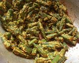 A picture of step 7 of Bhindi in Mustard Paste.