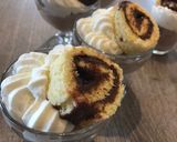 Une image de l'étape 7 de Mousse Nutella et son roulé.