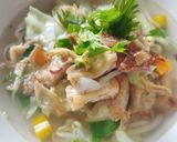 Foto langkah ke 8 dari resep Bakmoy Tahu Kuah Bening.