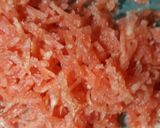 A picture of step 2 of Carrot Zarda Pulao.