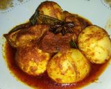 Foto langkah ke 3 dari resep Semur tahu telur tanpa santan.