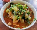รูปขั้นตอนการทำที่ 6 ของ แกงฟักเขียวใส่ไก่​ (ภาคเหนือ)