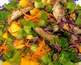 Hình bước làm 4 của món Salad Sắc Màu Âu Á