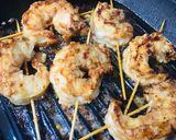 A picture of step 4 of Spicy Grilled Prawns..
