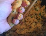 A picture of step 9 of Lentil fingers .