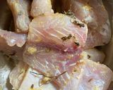 A picture of step 1 of Amritsari Fish Fry.