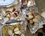 A picture of step 2 of Potato Foil Packets.