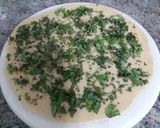 A picture of step 4 of Pudina lachha paratha.