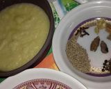 A picture of step 2 of Zeera Rice with Achar Gosht.