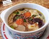 Foto langkah ke 6 dari resep Sup Kimlo Kembang Tahu.