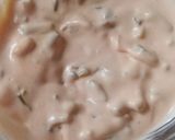 A picture of step 5 of Fried king prawns.