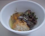 Foto del paso 4 de la receta Arroz meloso del mar con albóndigas de boquerones