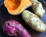 Foto del paso 2 de la receta: Papas, batatas y calabaza al horno 😋