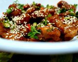 A picture of step 4 of Sesame Chicken.