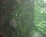 A picture of step 1 of Kochupata diye Chingri(Prawn with Colocasia leaves).