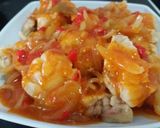 Foto langkah ke 7 dari resep Cumi goreng tepung saus padang.