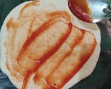 A picture of step 3 of Suji rolls.