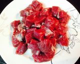 Hình bước làm 2 của món Bò xào lúc lắc