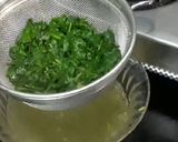 A picture of step 3 of Palak Paneer.