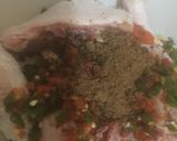 A picture of step 1 of Lemon shish tawook.