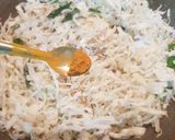 A picture of step 4 of Cabbage Chana dal Poriyal.