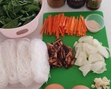 A picture of step 1 of Stir Fry Korean Inspired Glass Noodles.