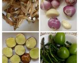 Foto langkah ke 1 dari resep Sambal Lado Hijau Khas Padang.