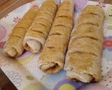 A picture of step 6 of Plantain meat rolls.