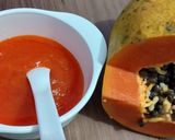 Foto langkah ke 4 dari resep MPASI Pure Pepaya California baby Darell 6mo.