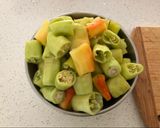 Foto del paso 2 de la receta: Jugo puro de ají verde