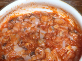Calamares en salsa americana con cuscús